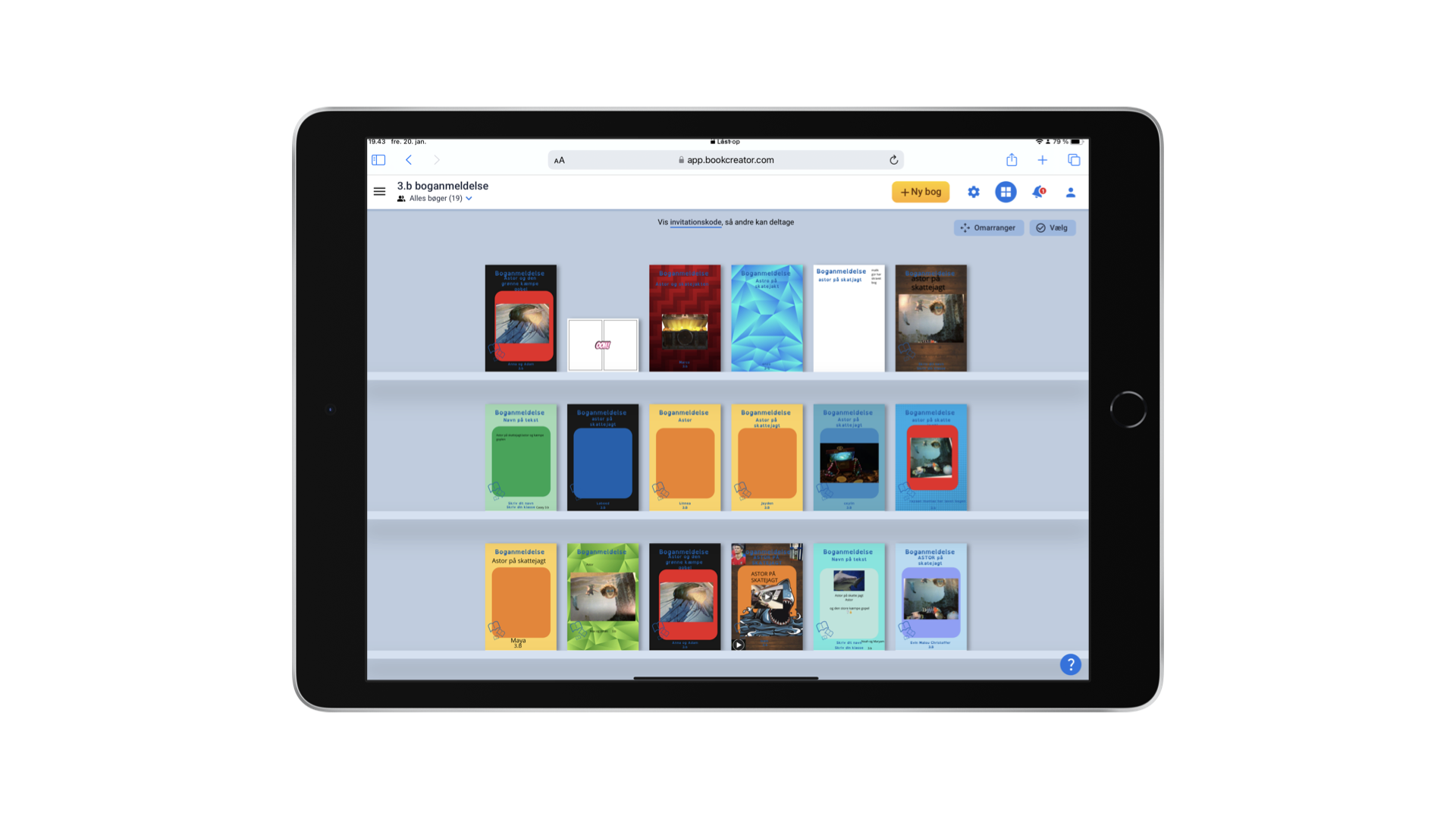 book creator bibliotek